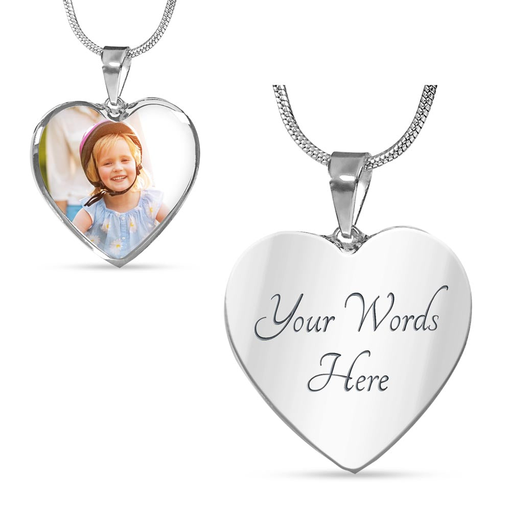 Engraved Heart Necklace