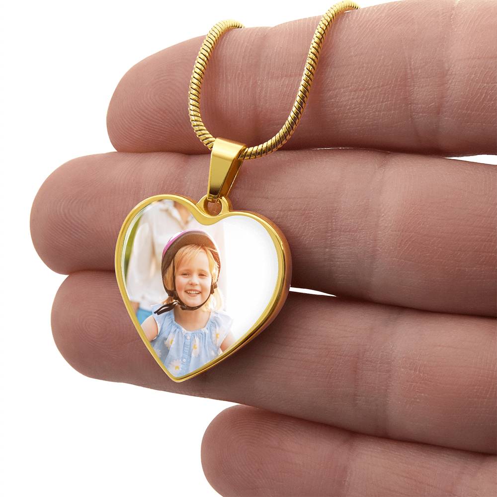 Engraved Heart Necklace