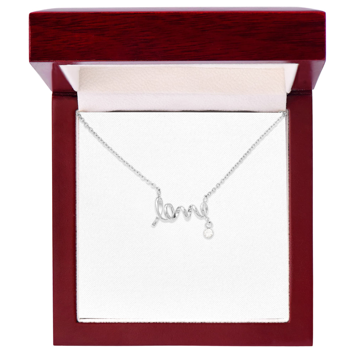 Scripted Love Necklace