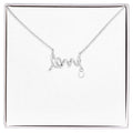 Scripted Love Necklace