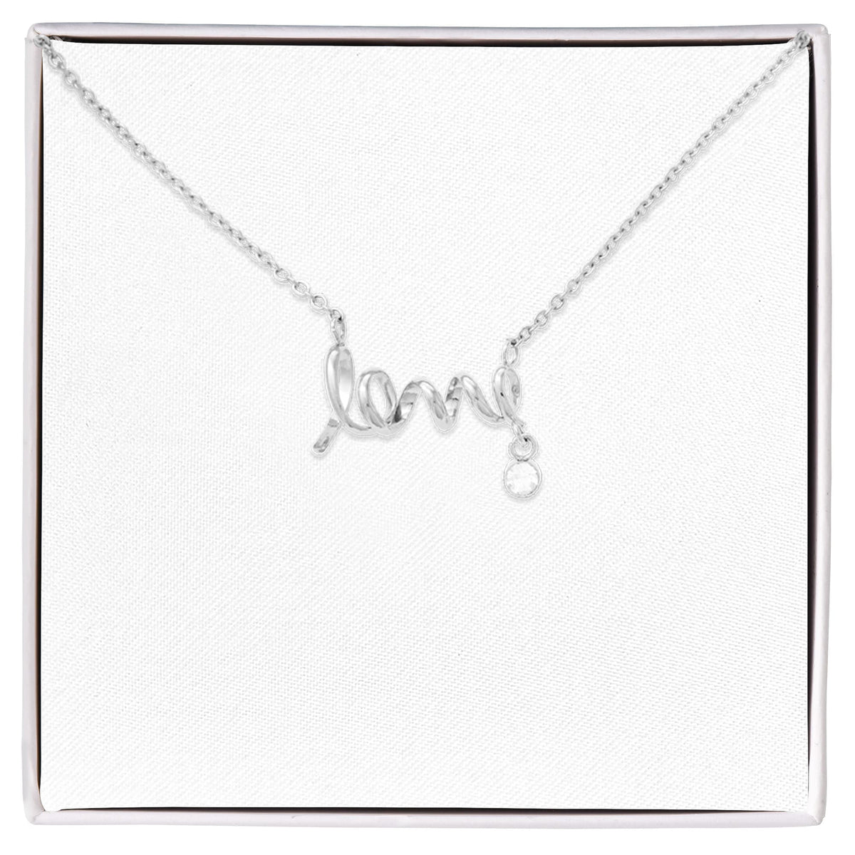 Scripted Love Necklace