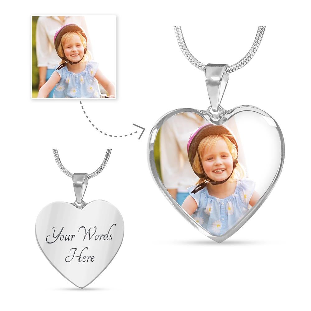 Engraved Heart Necklace
