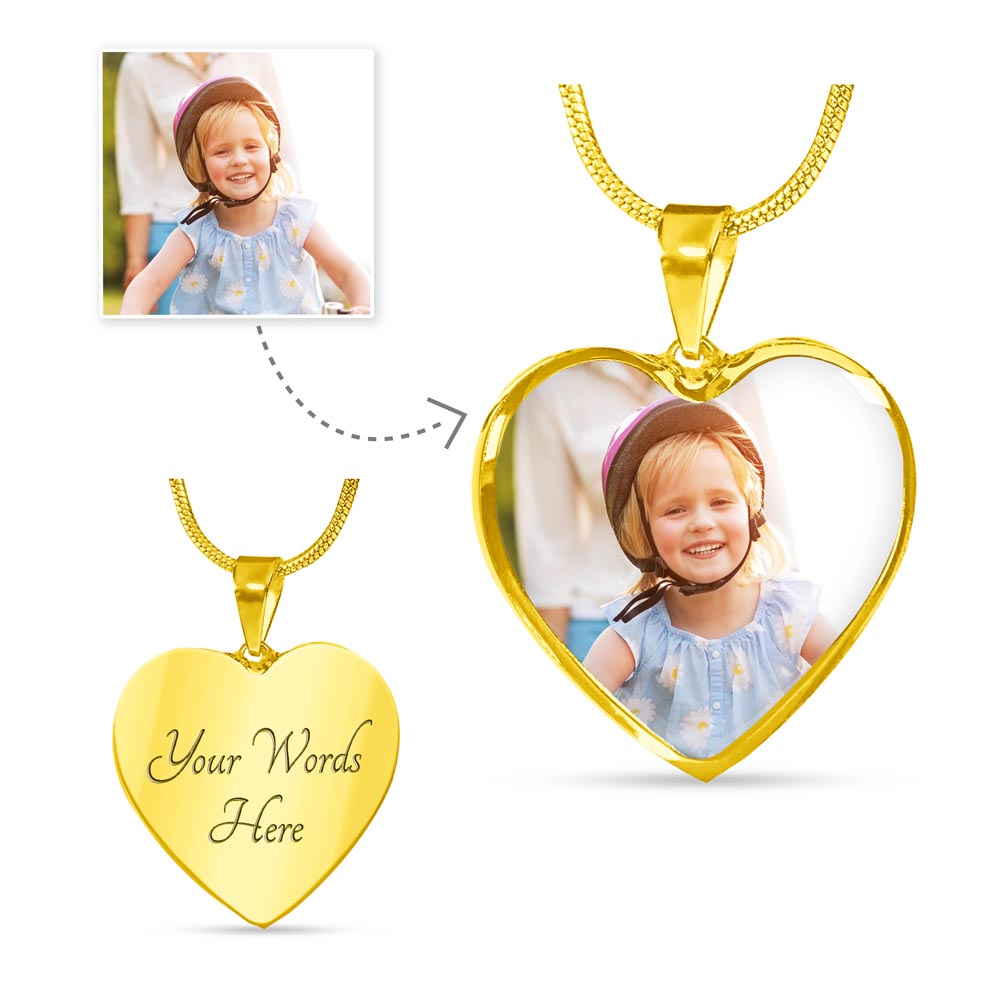 Engraved Heart Necklace