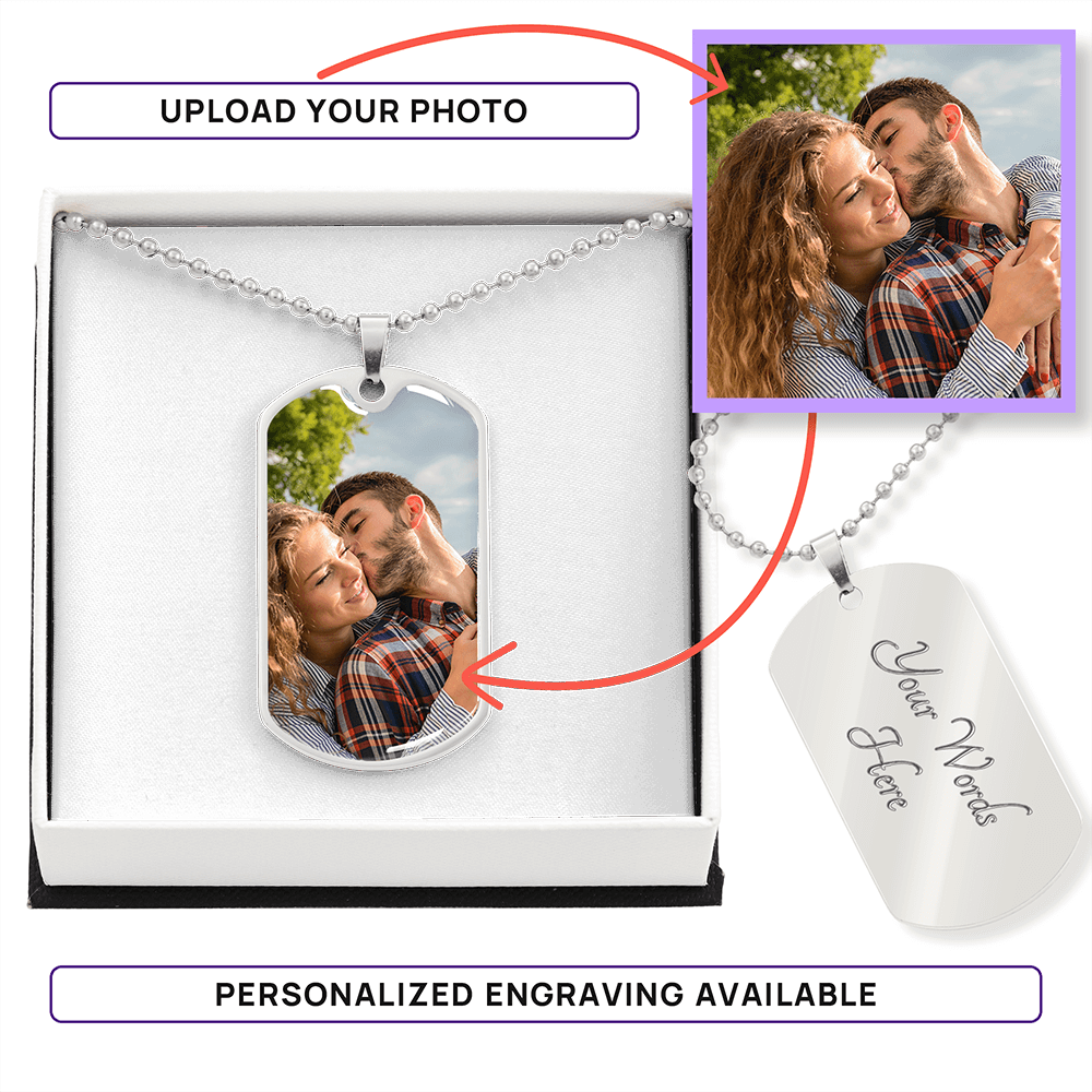 Personalised Dog Tag Necklace