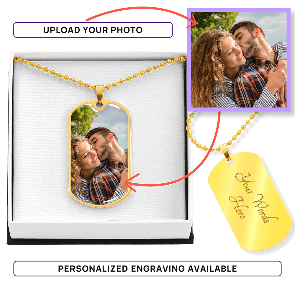 Personalised Dog Tag Necklace