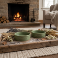 Ceramic Pet Food Bowl Set