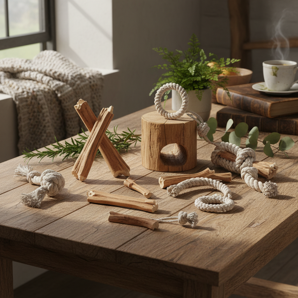Wooden Pet Toy Set