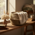 Rustic Woven Seagrass Basket