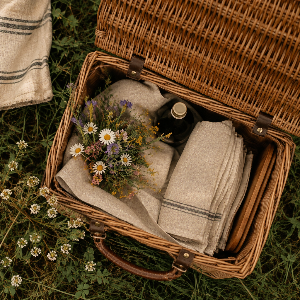 Wicker Picnic Basket